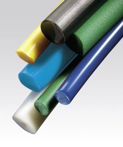 Round belt made of polyurethane