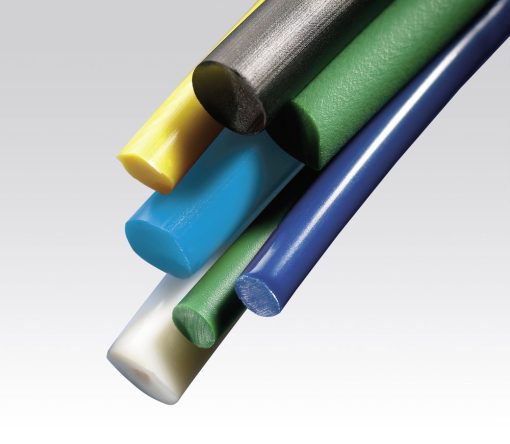 Round belt made of polyurethane