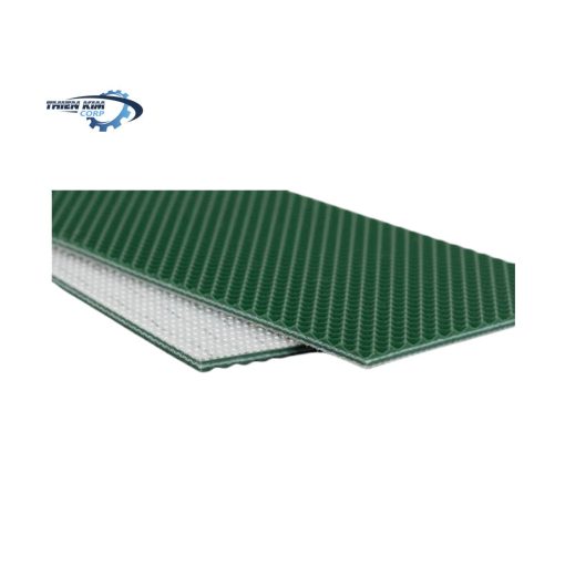 Băng tải PVC xanh caro 2mm