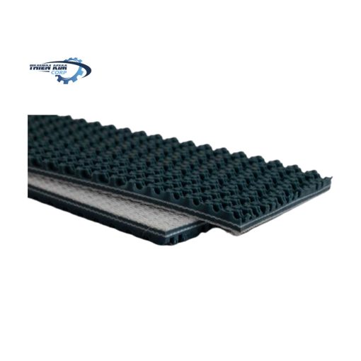 Băng tải PVC xanh gai lượn sóng 5mm