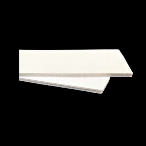 Băng Tải PVC Trắng Sọc Caro